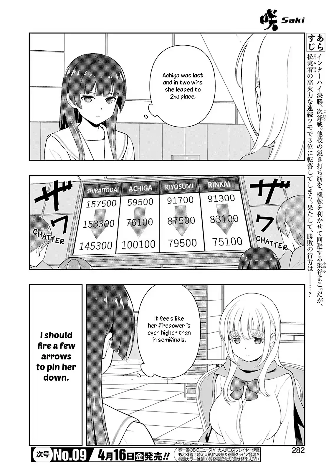 Saki Chapter 229