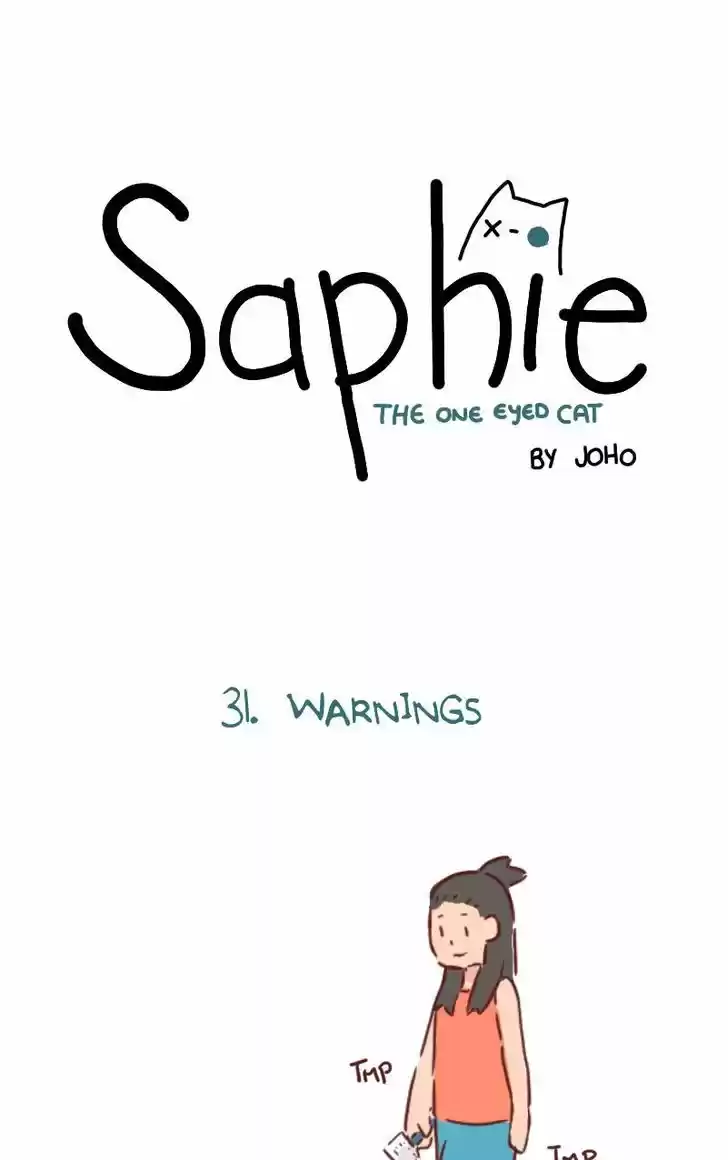 Saphie: The One-Eyed Cat 31