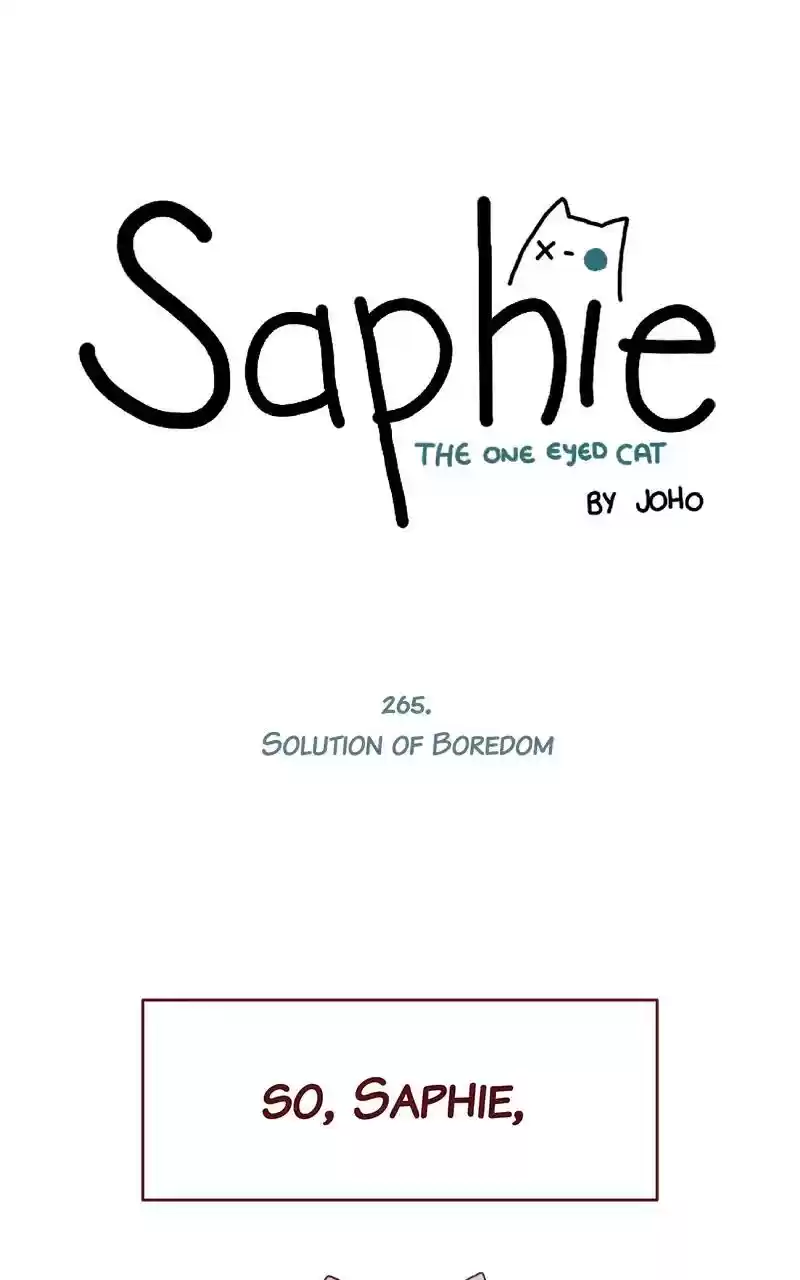 Saphie: The One-Eyed Cat Chapter 265: