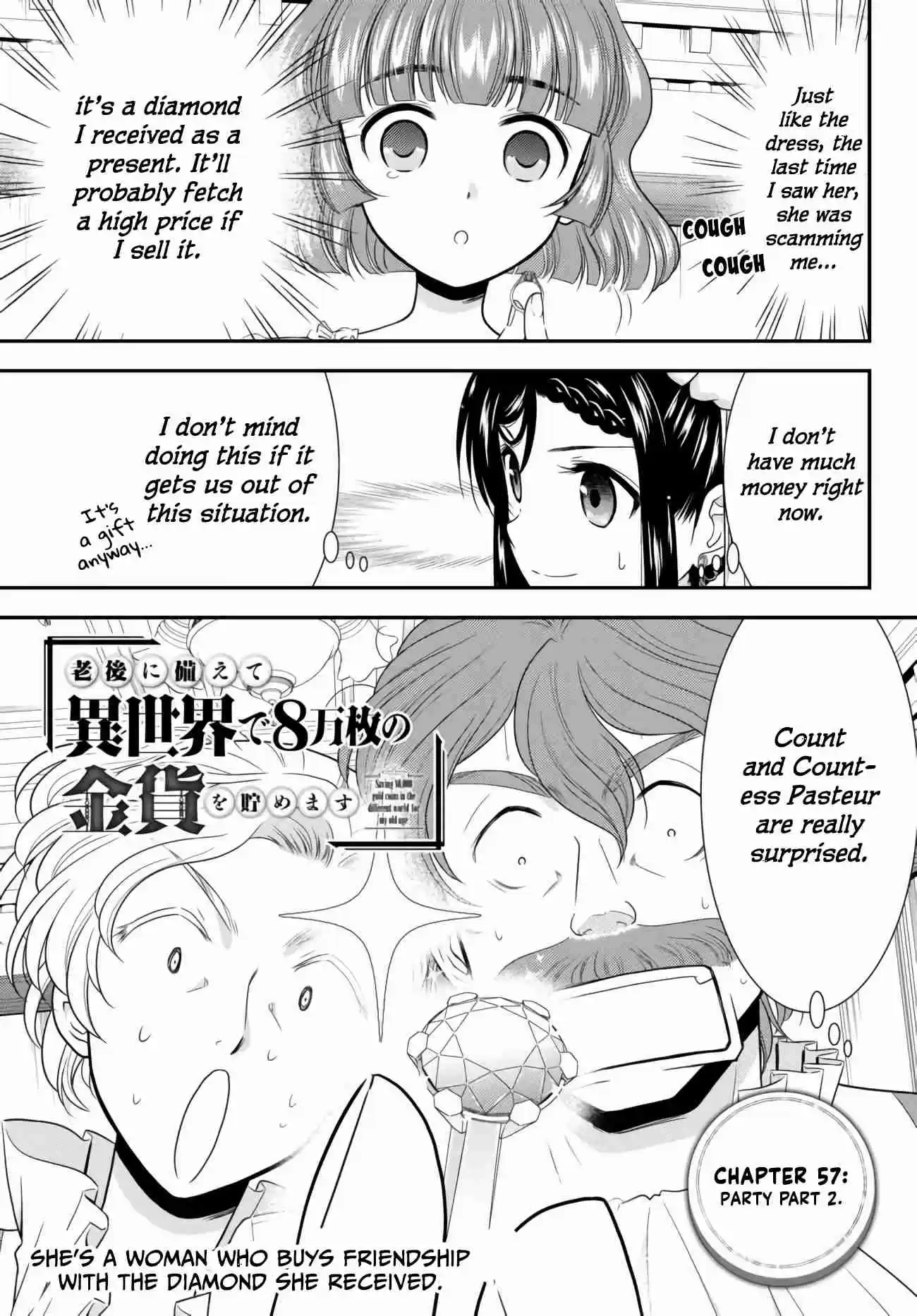 Saving 80,000 Gold Coins in the Different World for My Old Age Ch. 57 Party 2