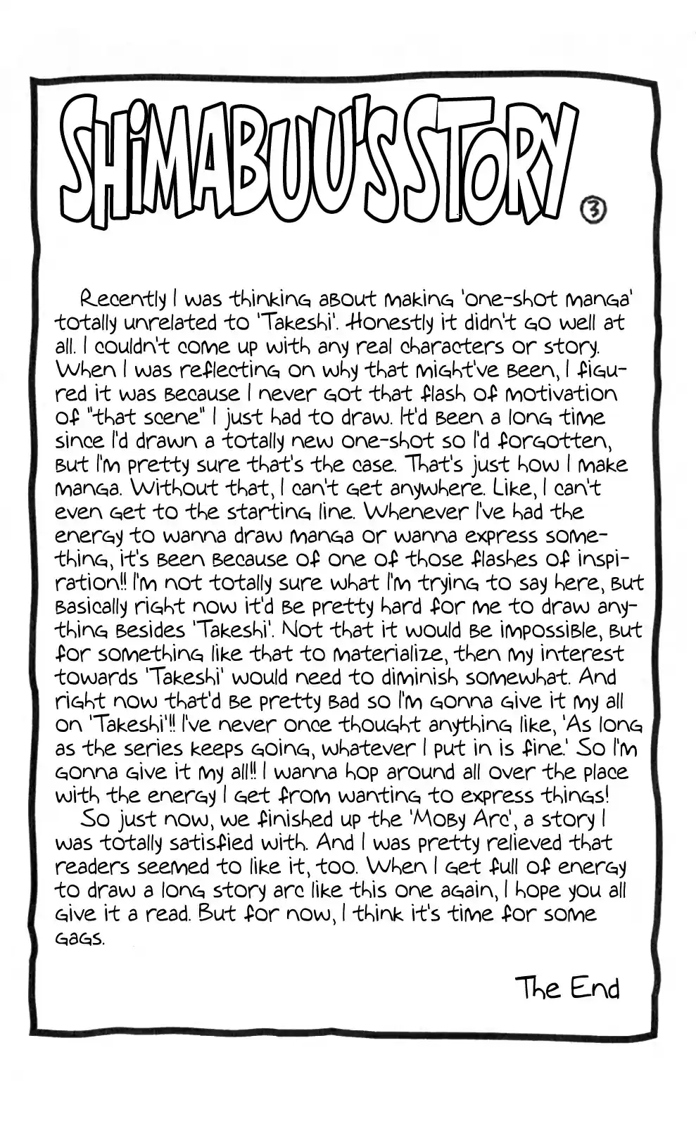 Seikimatsu Leader Den Takeshi! 108 Goodbye, Guts Island...!!