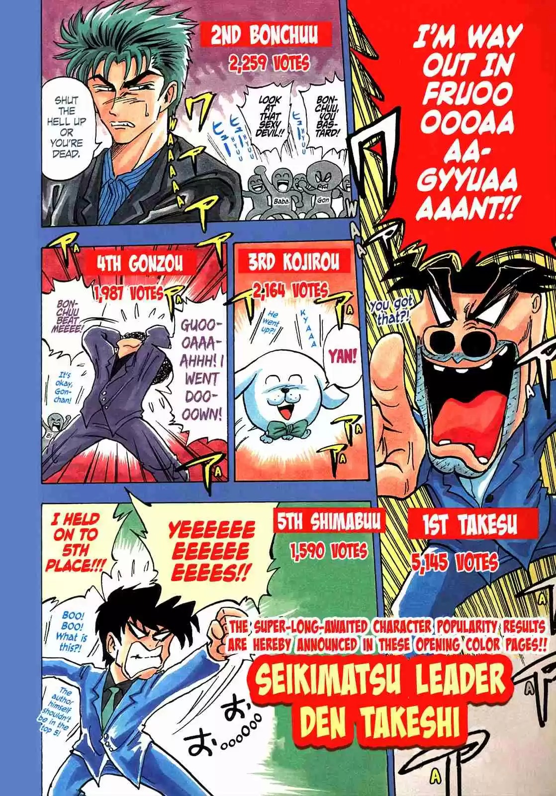 Seikimatsu Leader Den Takeshi! 111 Let's Go Delinquently!!