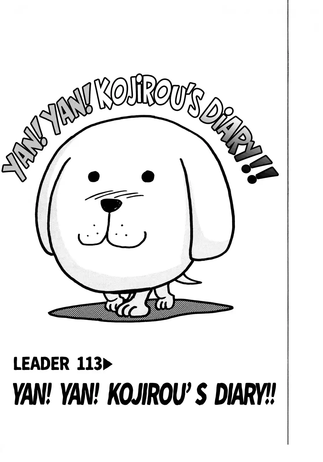 Seikimatsu Leader Den Takeshi! 114 Yan! Yan! Kojirou's Diary!!