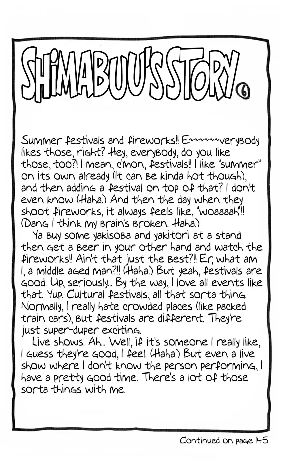 Seikimatsu Leader Den Takeshi! 114 Yan! Yan! Kojirou's Diary!!