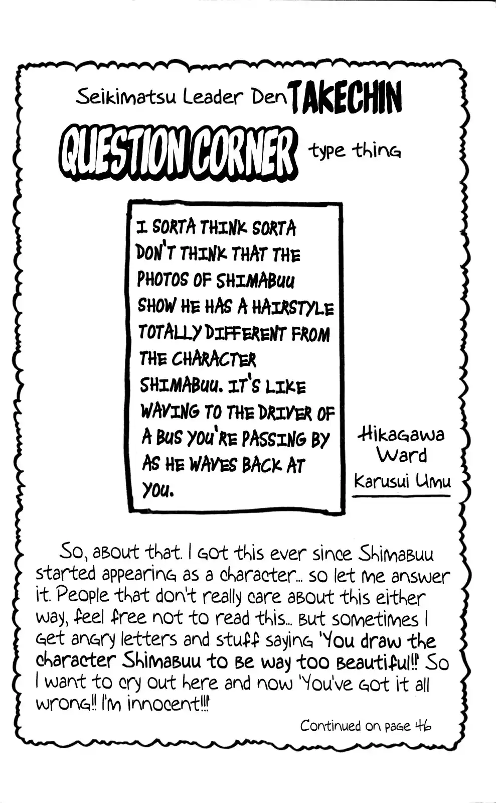 Seikimatsu Leader Den Takeshi! 91 Eternal Partners...!!