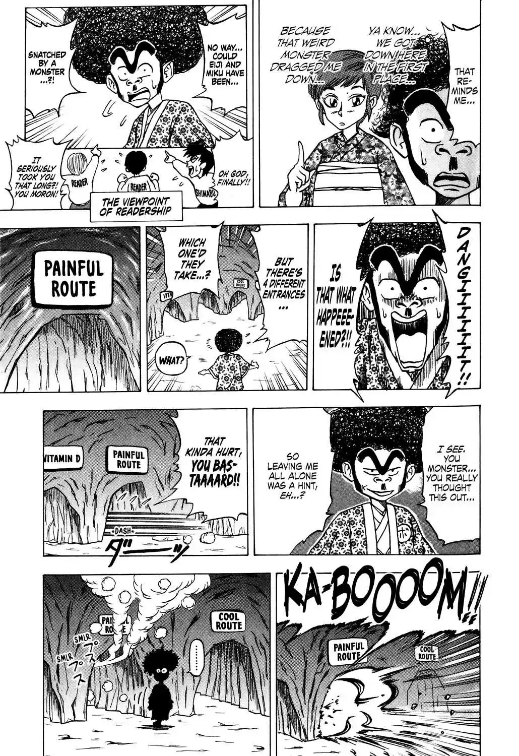 Seikimatsu Leader Den Takeshi! Vol. 2 Ch. 25 The Boss and the Panic at the Cave!!