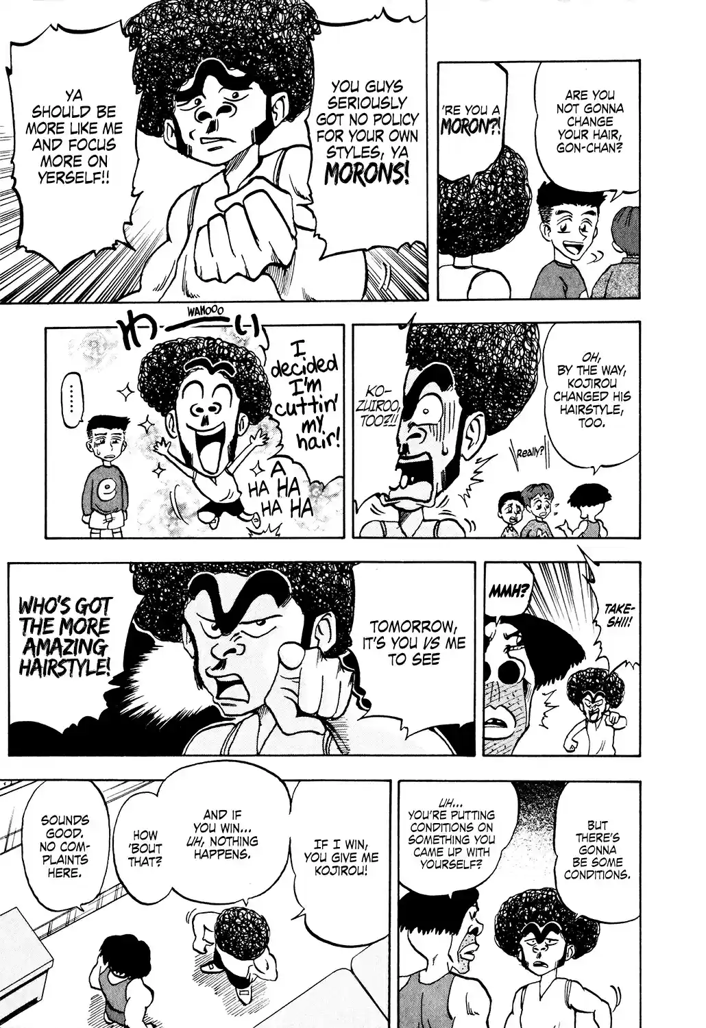 Seikimatsu Leader Den Takeshi! Vol. 2 Ch. 36 A Fierce Fight! Hair Battle!!