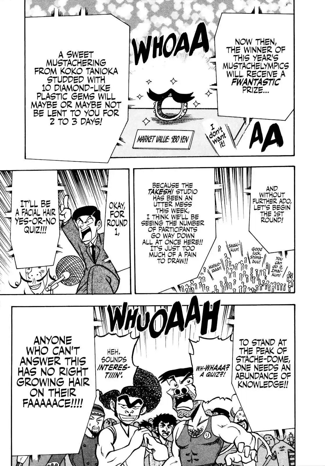 Seikimatsu Leader Den Takeshi! Vol. 3 Ch. 48 The Curtain Opens on the Mustachelympics!!
