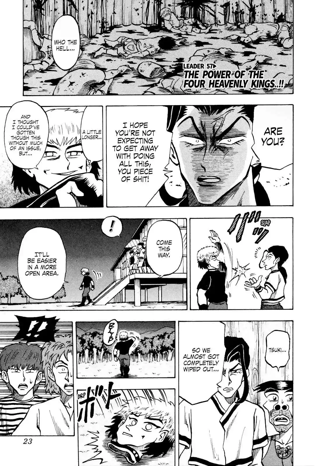 Seikimatsu Leader Den Takeshi! Vol. 4 Ch. 57 The Power of the Four Heavenly Kings...!!