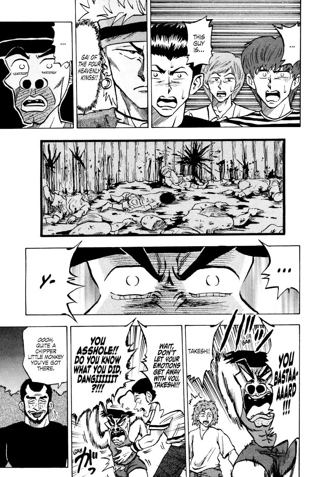 Seikimatsu Leader Den Takeshi! Vol. 4 Ch. 57 The Power of the Four Heavenly Kings...!!
