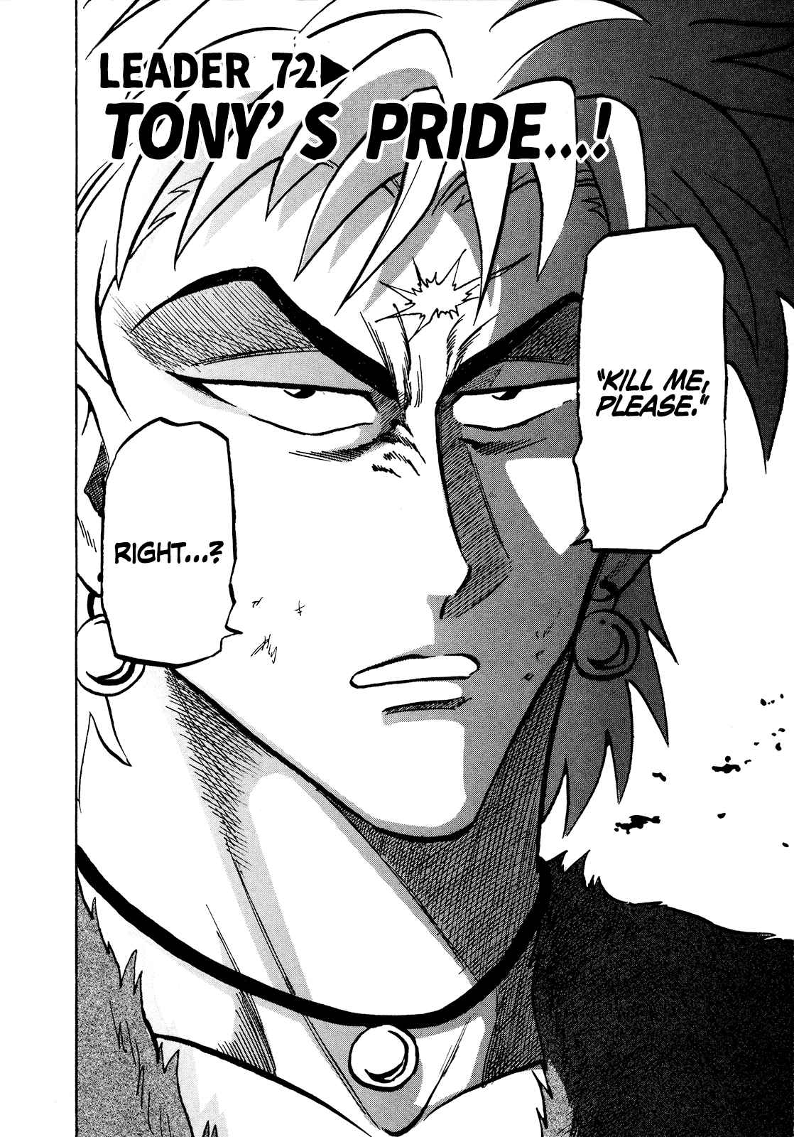 Seikimatsu Leader Den Takeshi! Vol. 4 Ch. 72 Tony's Pride...!!