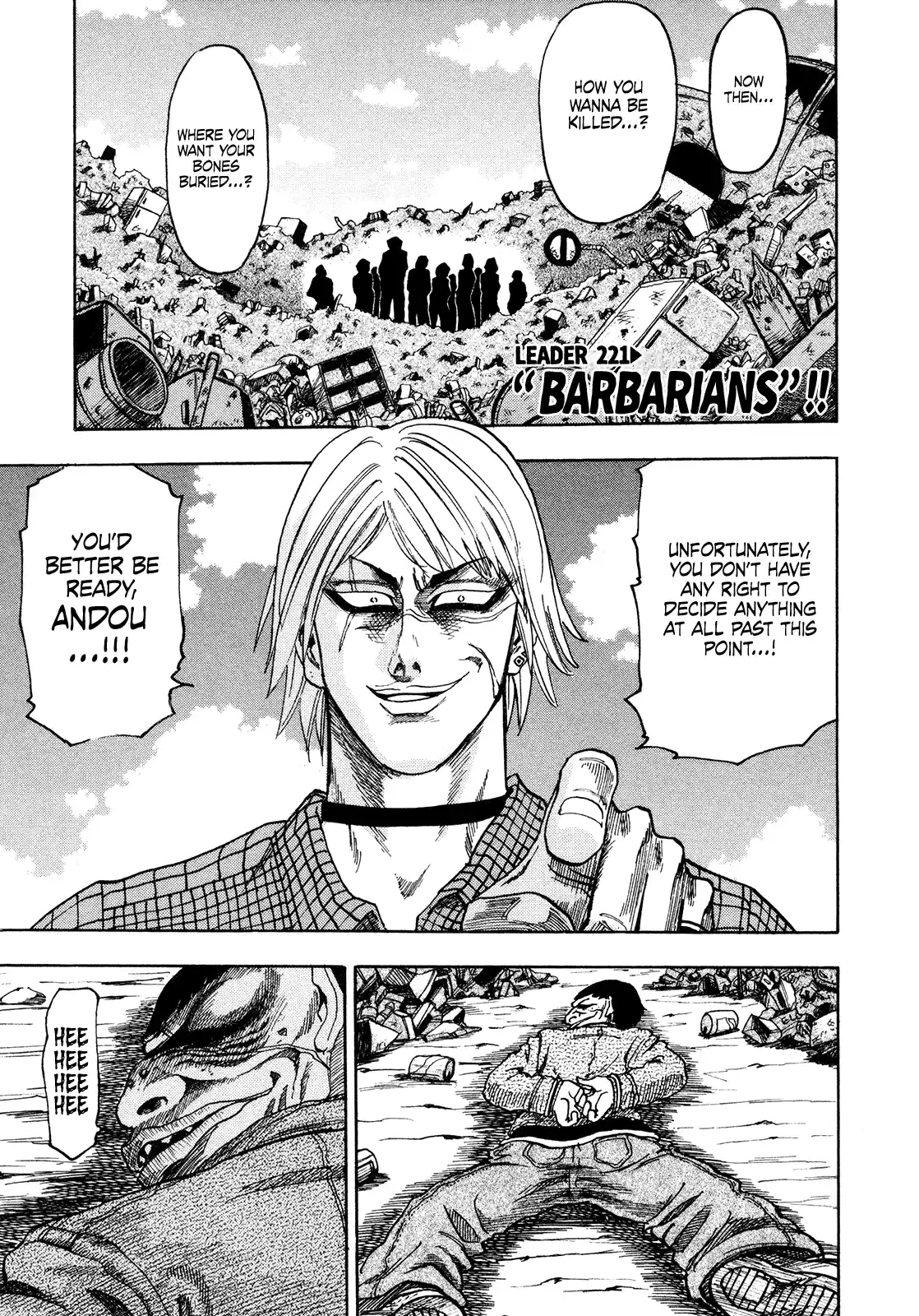 Seikimatsu Leader Den Takeshi! Vol.12 Chapter 221