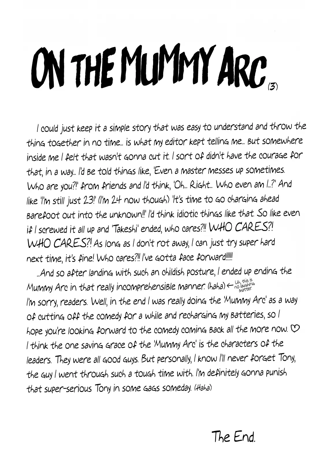 Seikimatsu Leader Den Takeshi! Vol.5 Chapter 80: Takeshi's Laugh-Your-Ass-Off Special '99