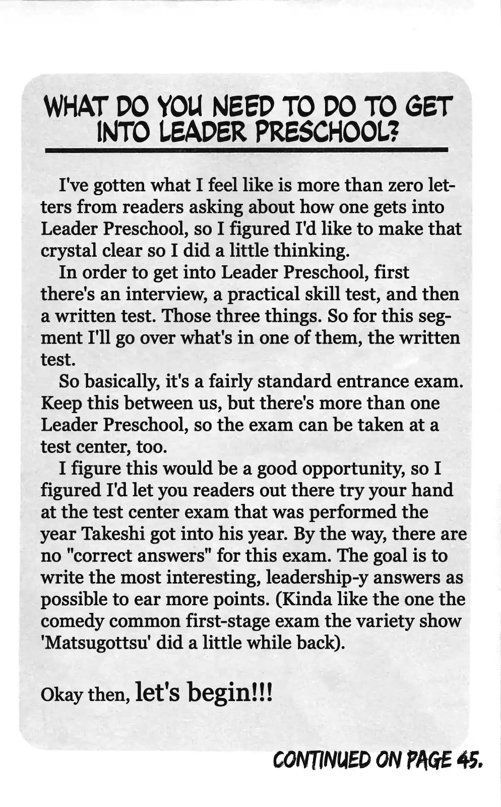 Seikimatsu Leader Den Takeshi! Vol.8 Chapter 145