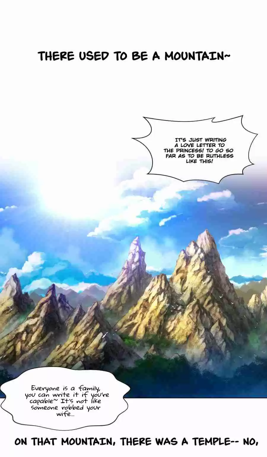 Seize The Mountaintop, Be The Great King Ch. 0 Announcement