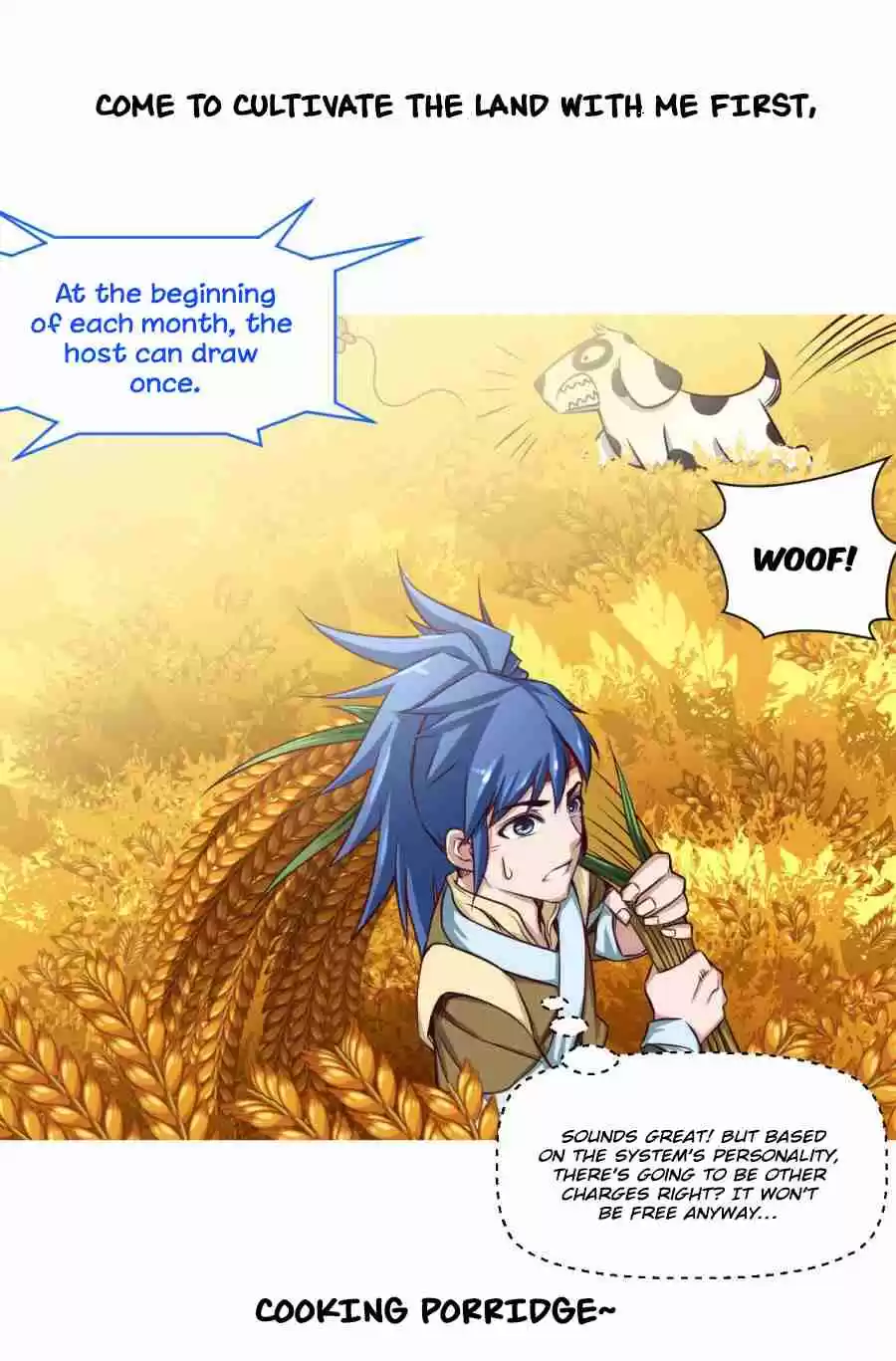 Seize The Mountaintop, Be The Great King Ch. 0 Announcement