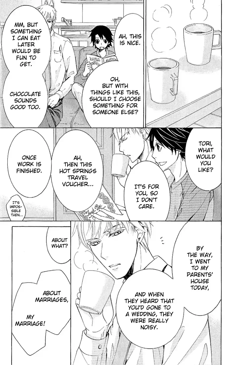 Sekaiichi Hatsukoi Vol. 14 Ch. 41.2 Domestica Marriage Extra