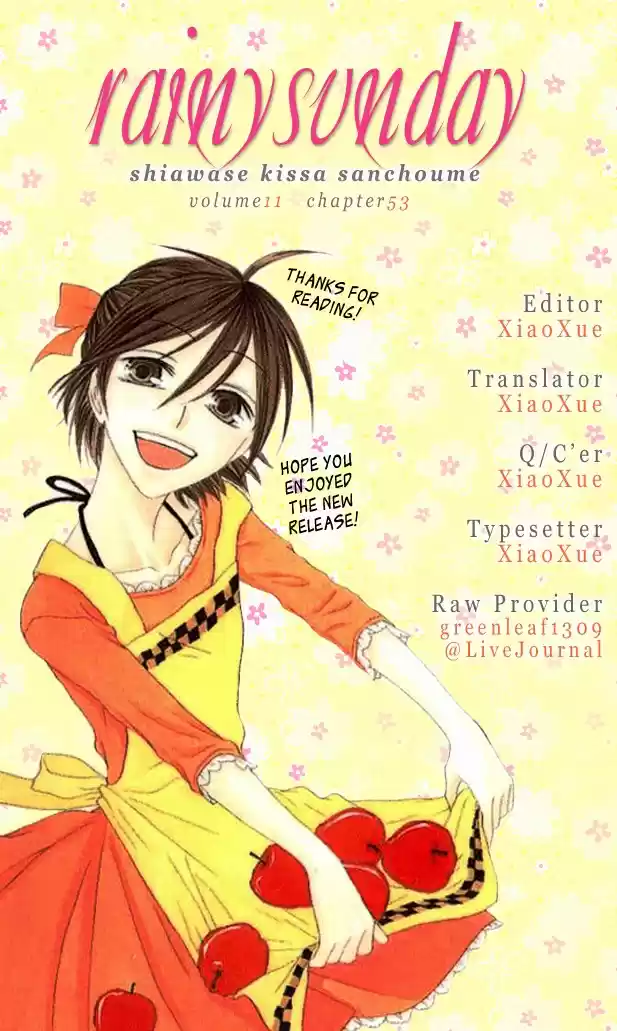 Shiawase Kissa Sanchoume Vol. 10 Ch. 53.5