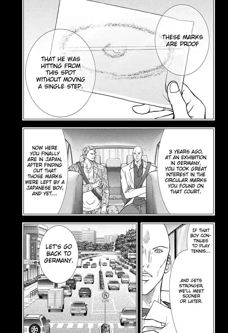 Shin Tennis no Oujisama Vol. 30 Ch. 305 Golden age 305 Glass Shoes and Footprints