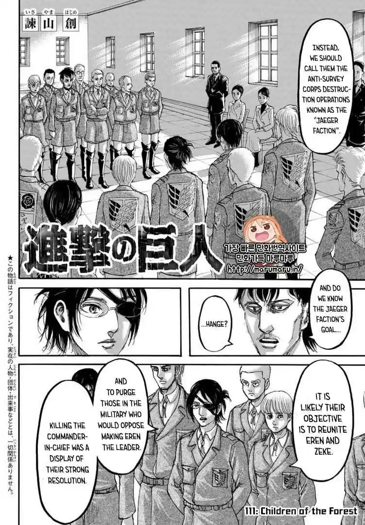 Shingeki no Kyojin Ch. 111 Children of the Forest