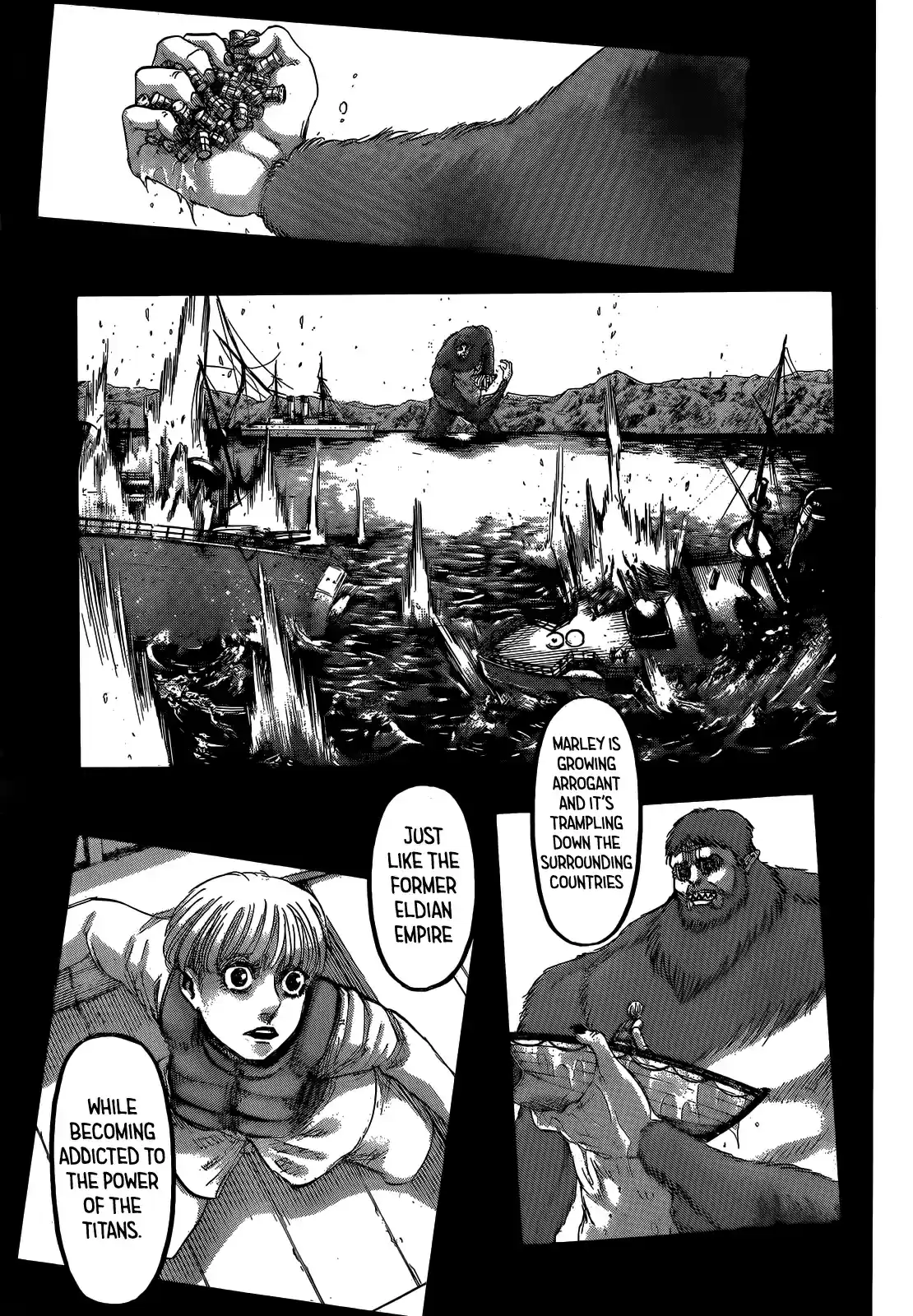 Shingeki no Kyojin Ch. 115 Support