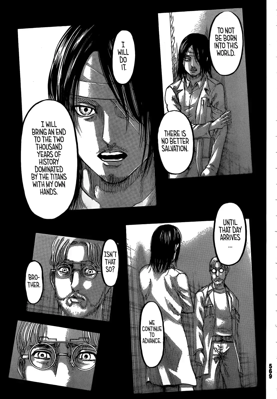 Shingeki no Kyojin Ch. 115 Support