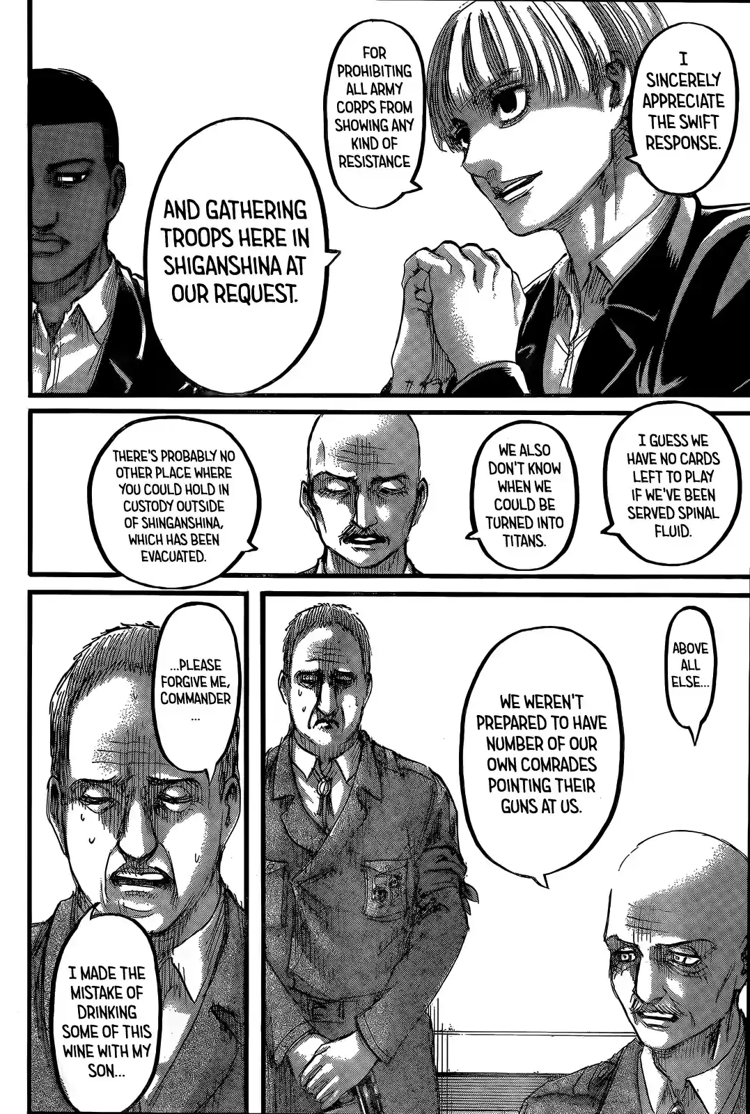 Shingeki no Kyojin Ch. 115 Support