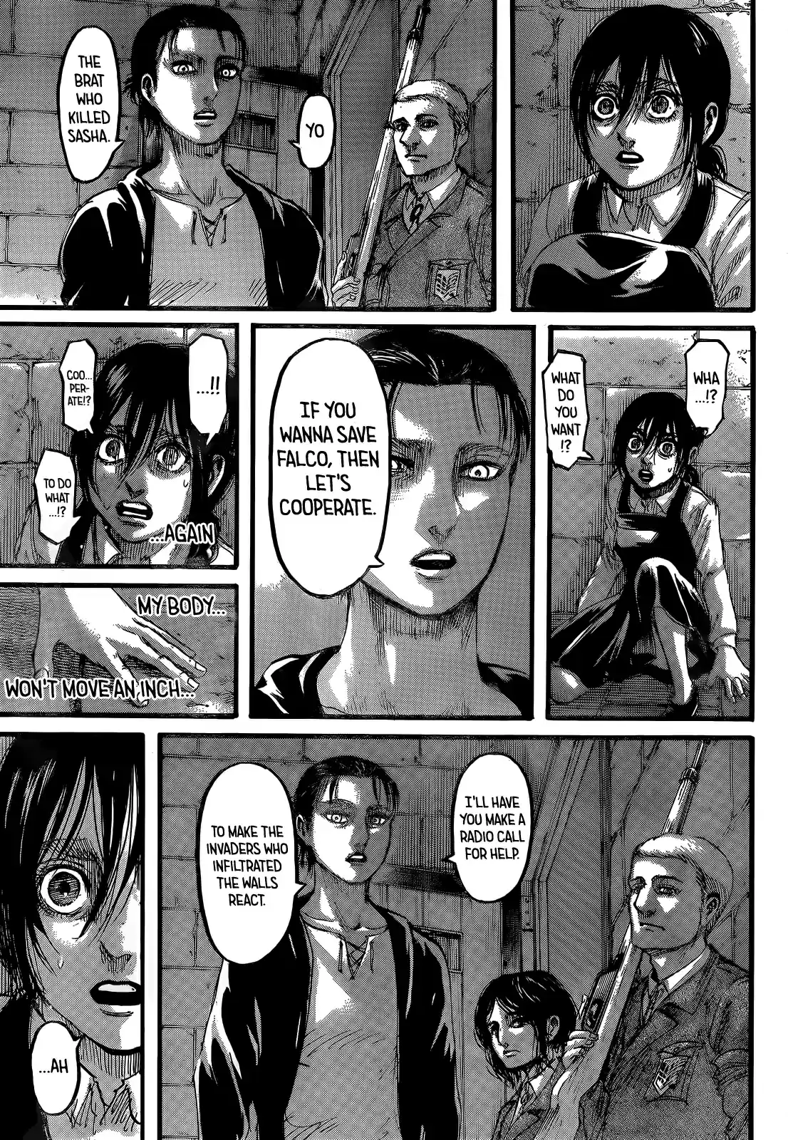 Shingeki no Kyojin Ch. 115 Support