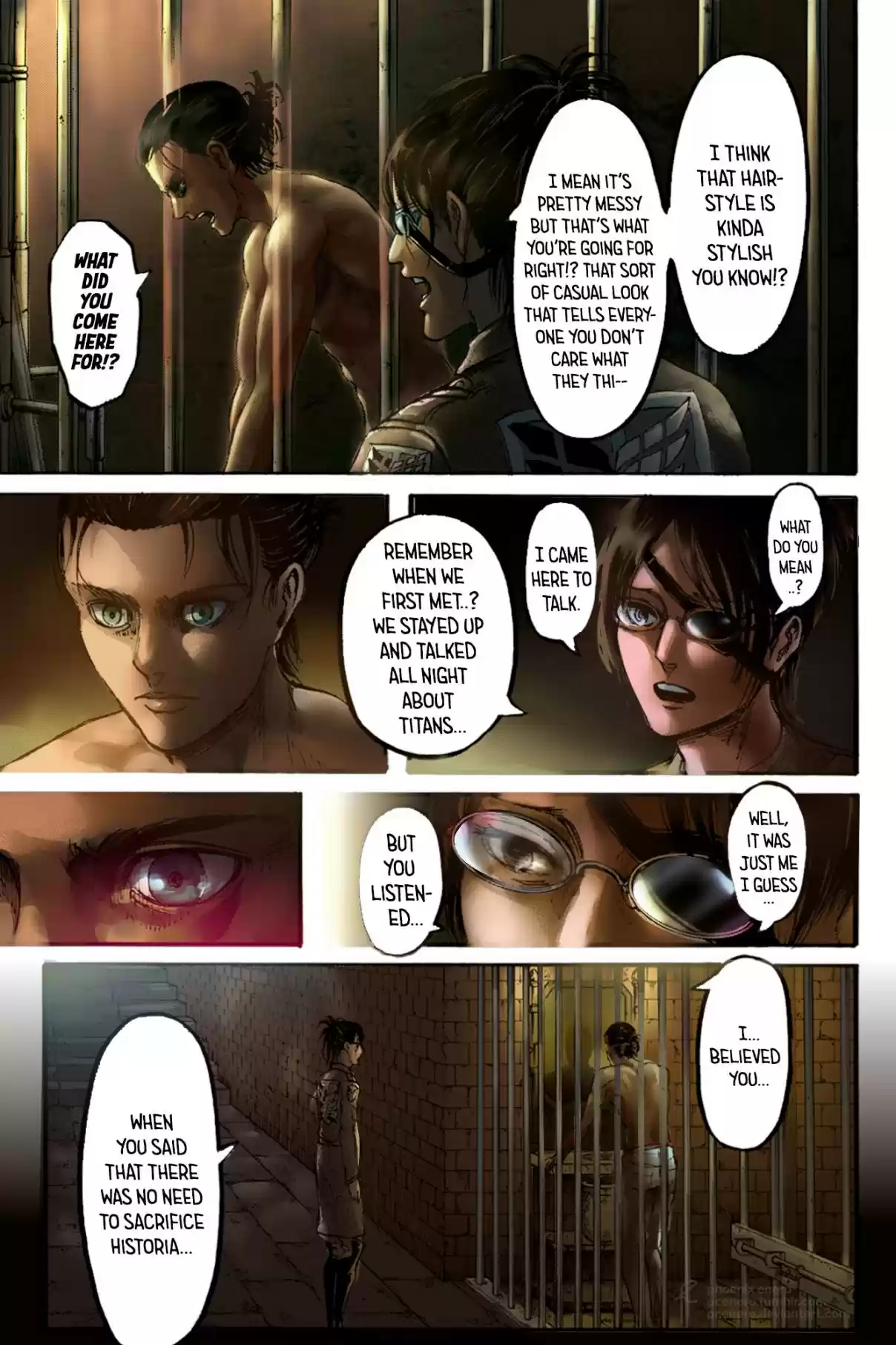 Shingeki no Kyojin (fan colored) Ch. 107 Visitor