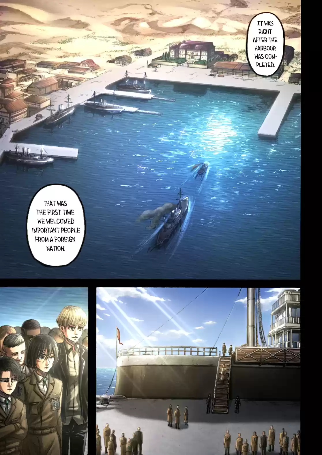 Shingeki no Kyojin (fan colored) Ch. 107 Visitor