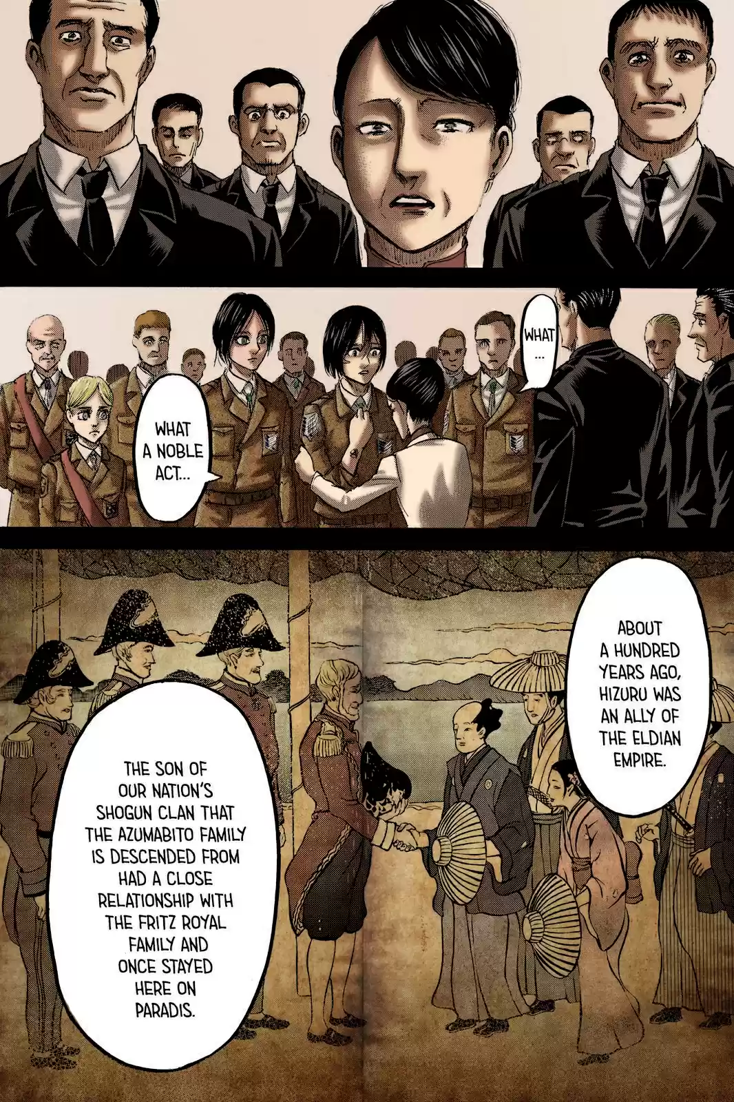 Shingeki no Kyojin (fan colored) Ch. 107 Visitor