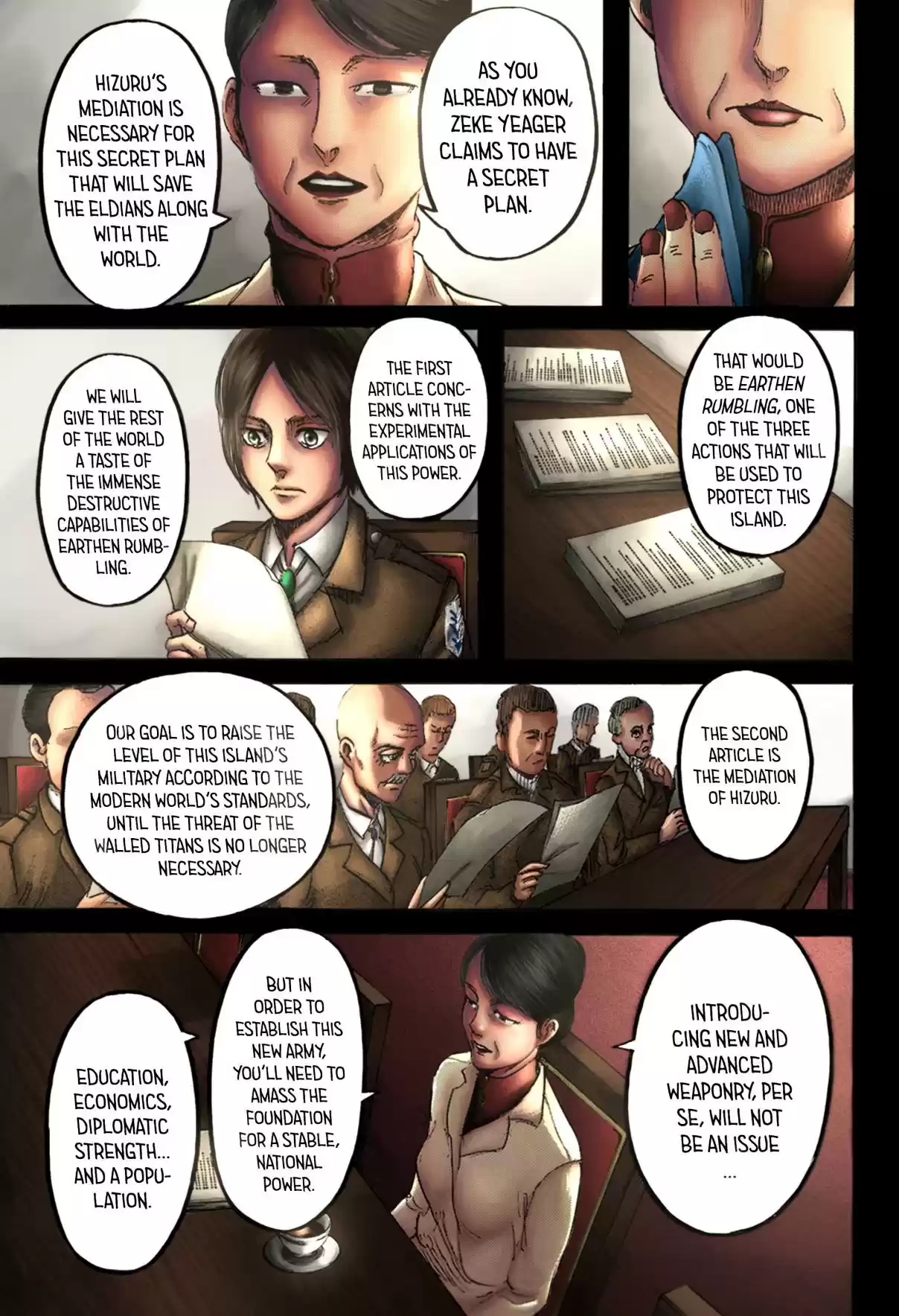 Shingeki no Kyojin (fan colored) Ch. 107 Visitor