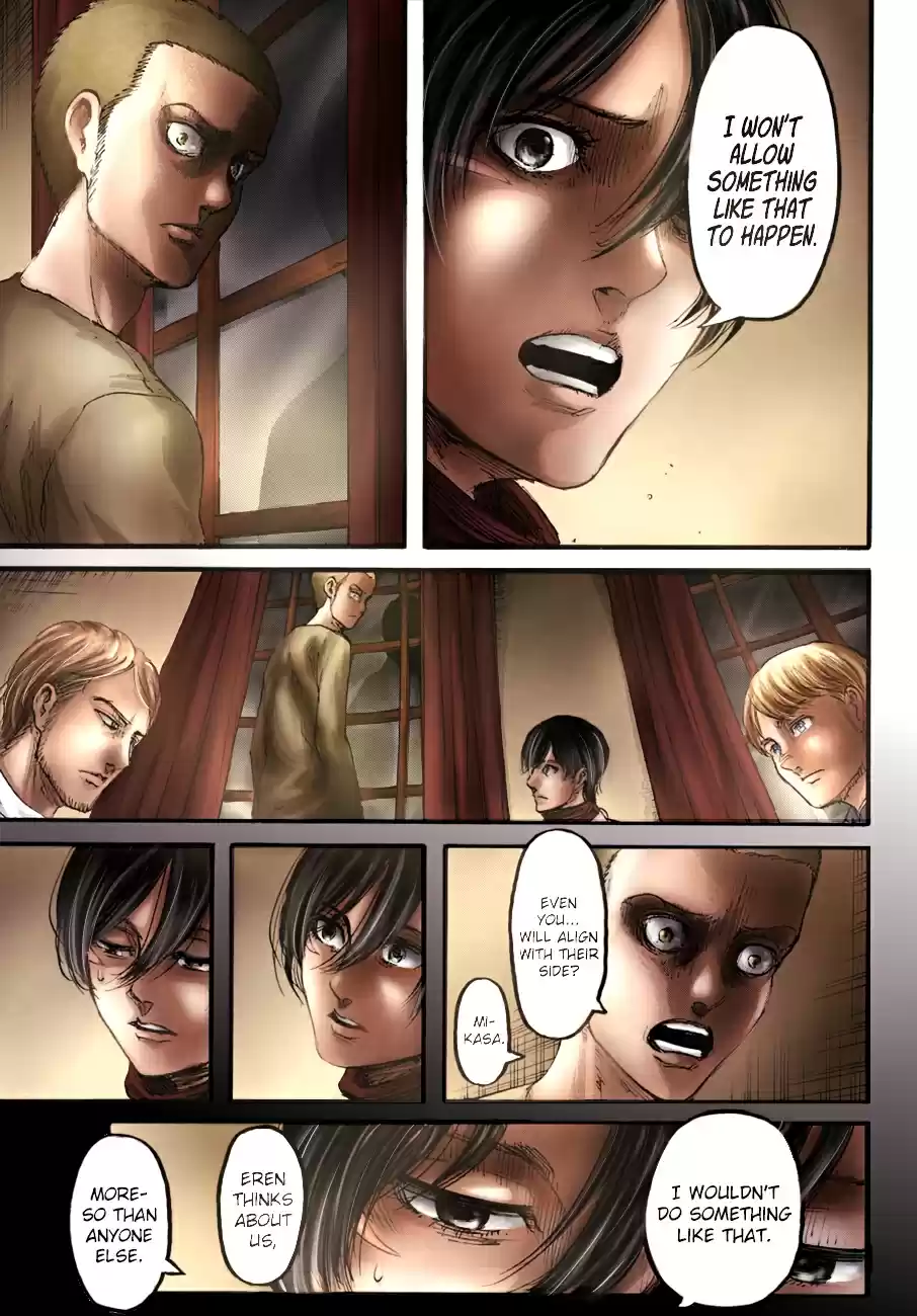 Shingeki no Kyojin (fan colored) Ch. 108 A Sound Argument