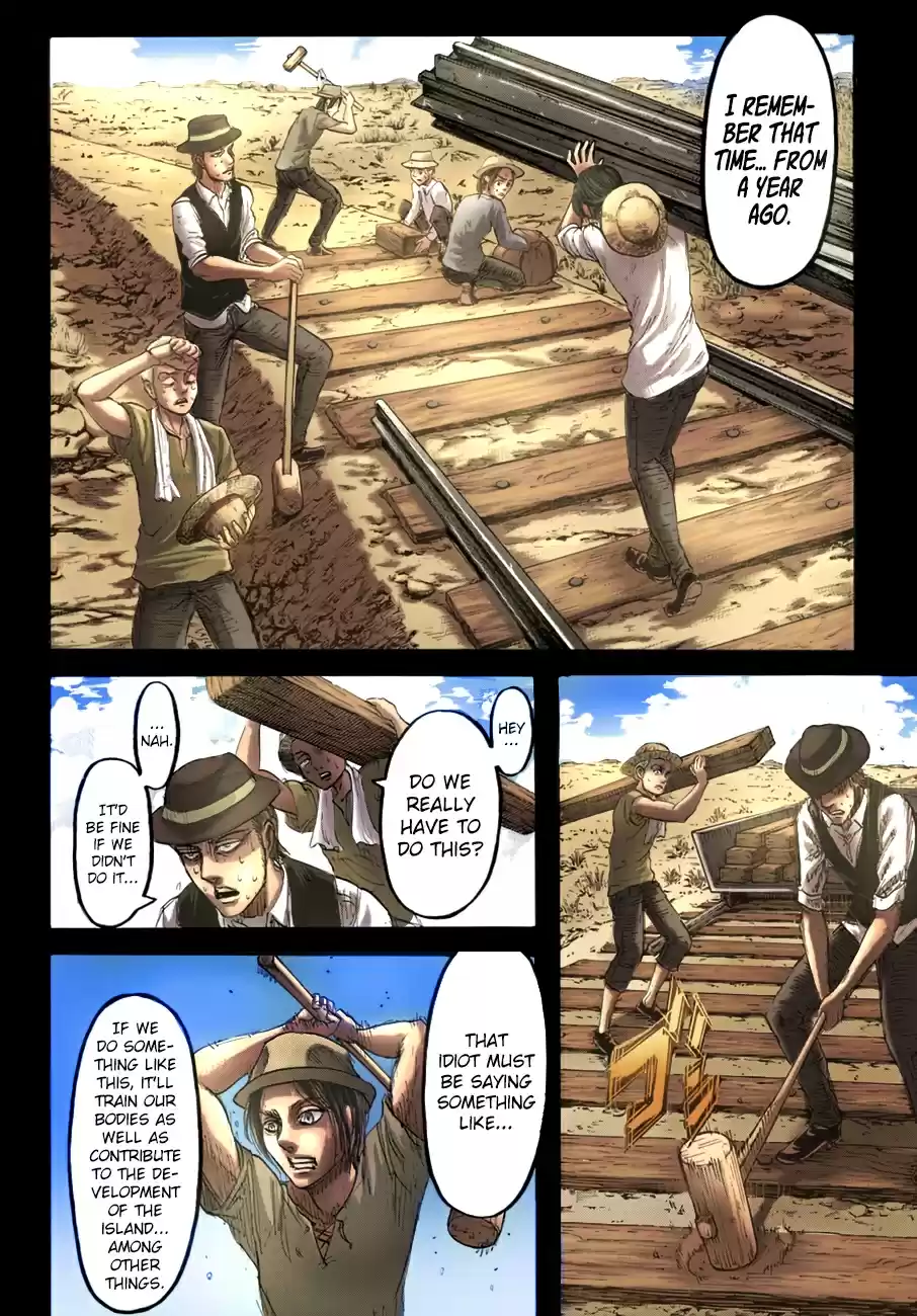Shingeki no Kyojin (fan colored) Ch. 108 A Sound Argument