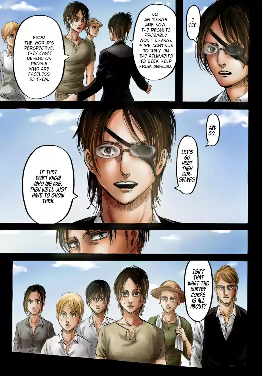 Shingeki no Kyojin (fan colored) Ch. 108 A Sound Argument
