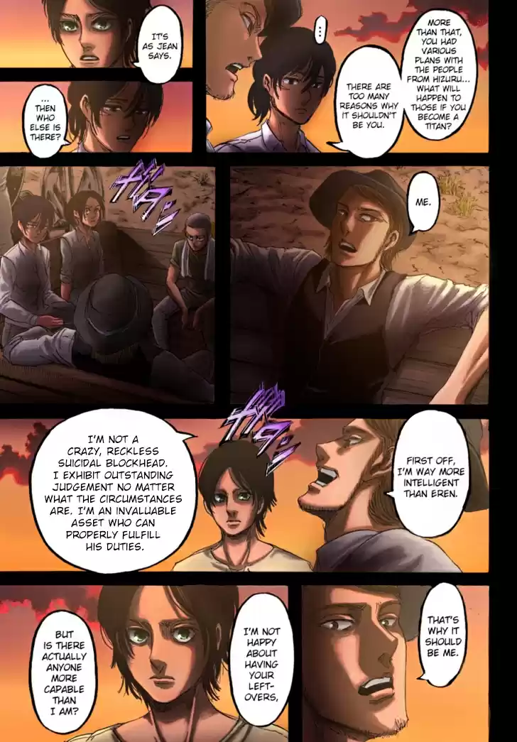 Shingeki no Kyojin (fan colored) Ch. 108 A Sound Argument