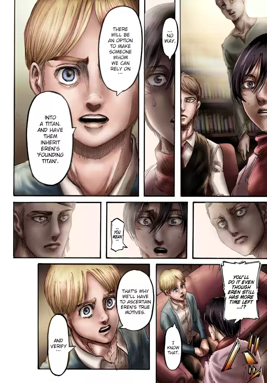 Shingeki no Kyojin (fan colored) Ch. 108 A Sound Argument