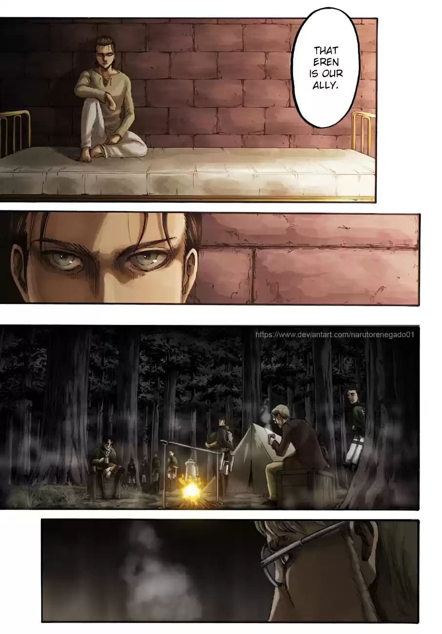 Shingeki no Kyojin (fan colored) Ch. 108 A Sound Argument