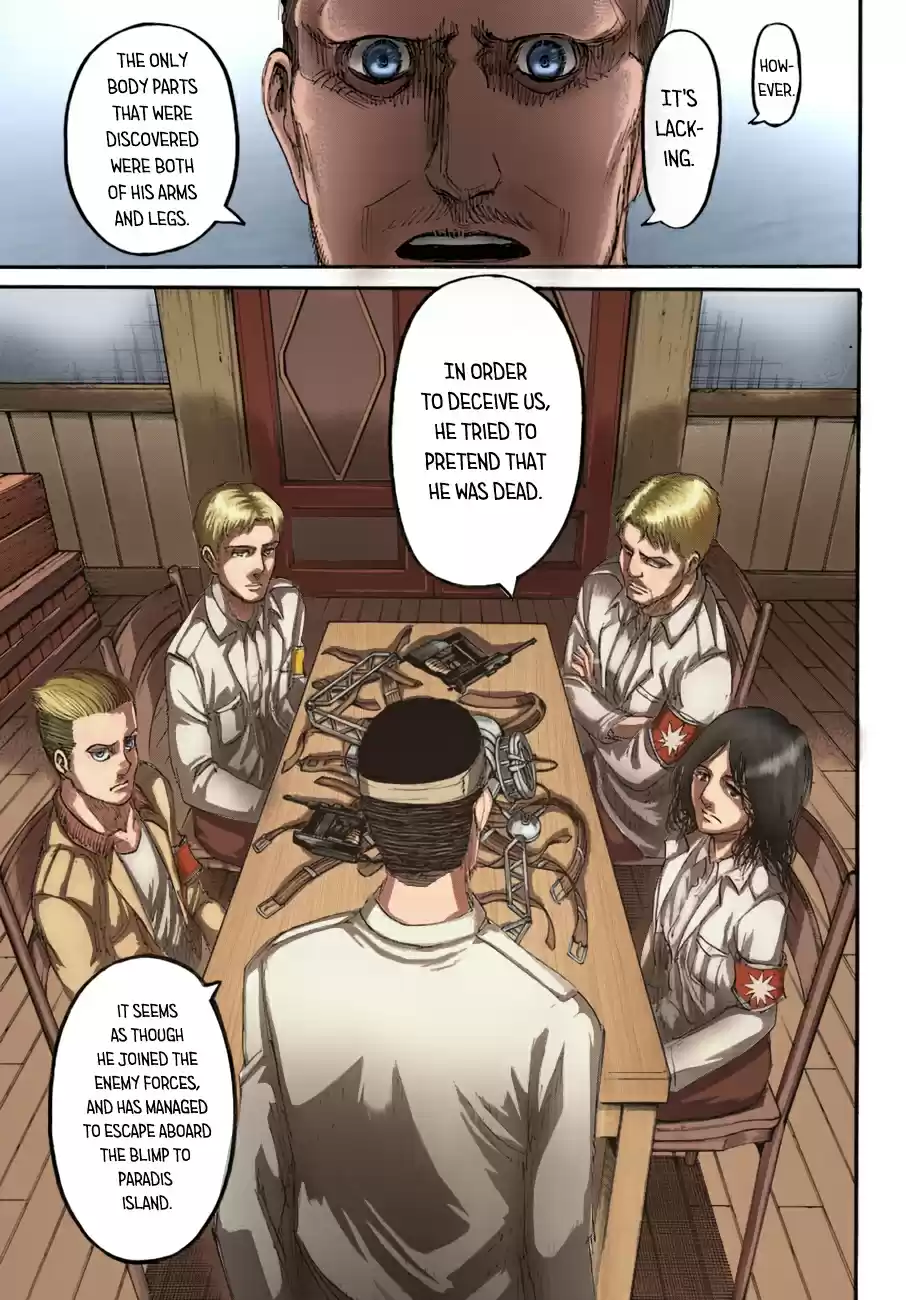 Shingeki no Kyojin (fan colored) Ch. 108 A Sound Argument