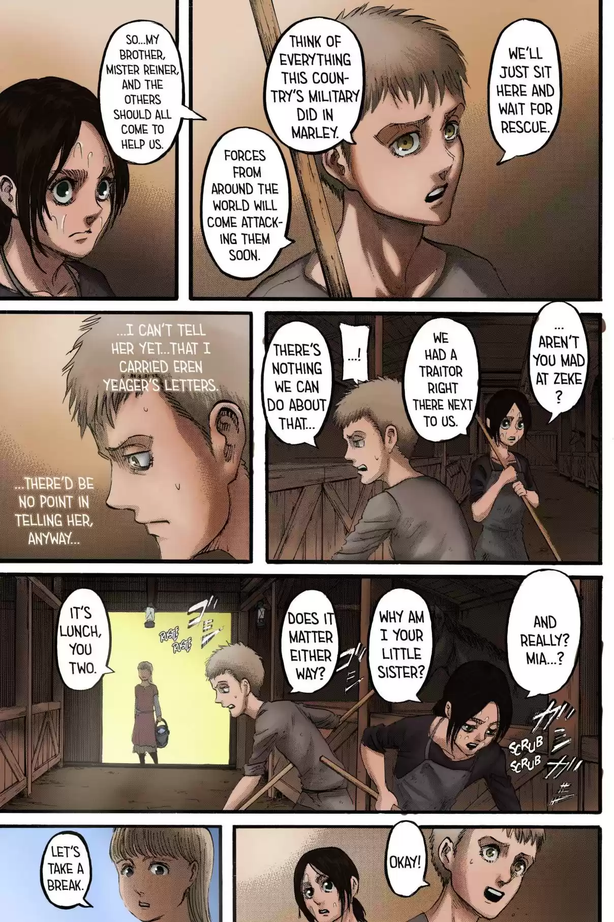 Shingeki no Kyojin (fan colored) Ch. 109 Guides