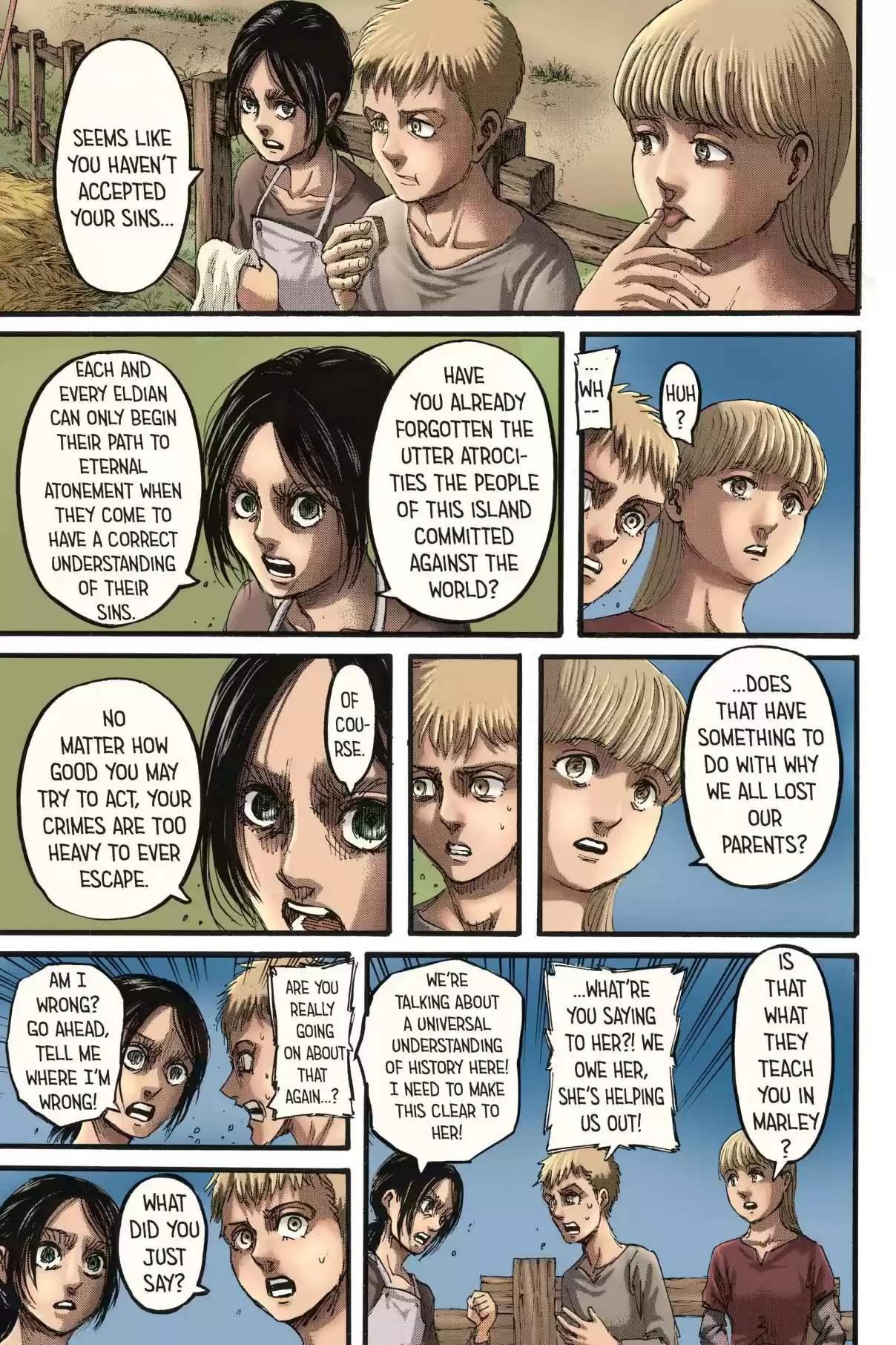 Shingeki no Kyojin (fan colored) Ch. 109 Guides