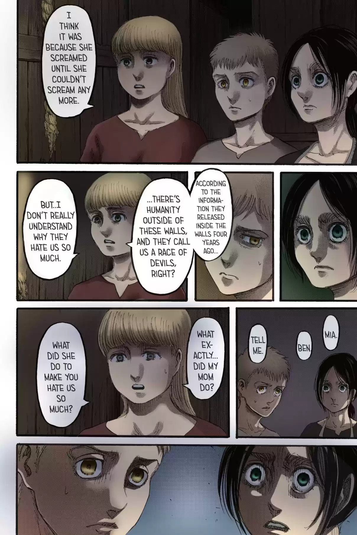 Shingeki no Kyojin (fan colored) Ch. 109 Guides