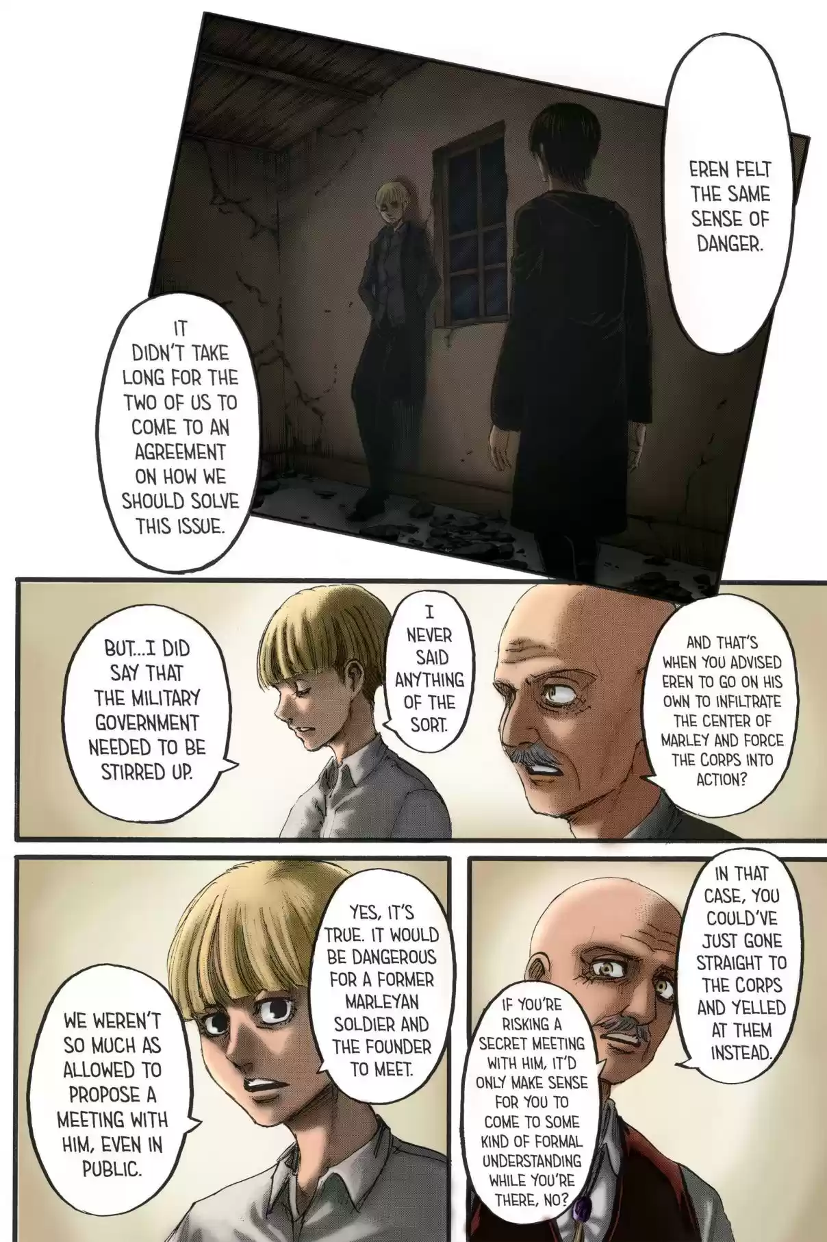 Shingeki no Kyojin (fan colored) Ch. 110 Counterfeit