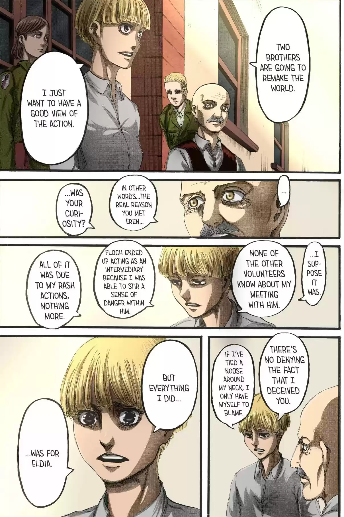 Shingeki no Kyojin (fan colored) Ch. 110 Counterfeit