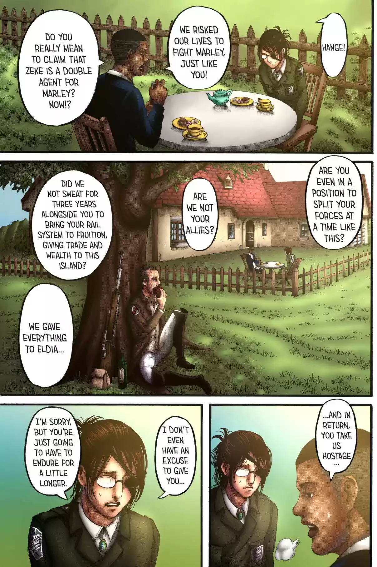 Shingeki no Kyojin (fan colored) Ch. 110 Counterfeit