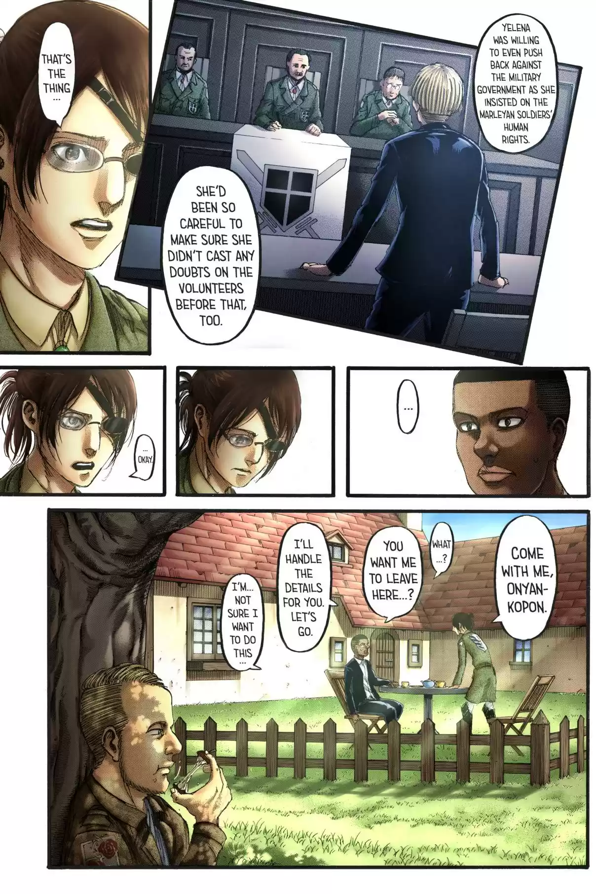 Shingeki no Kyojin (fan colored) Ch. 110 Counterfeit