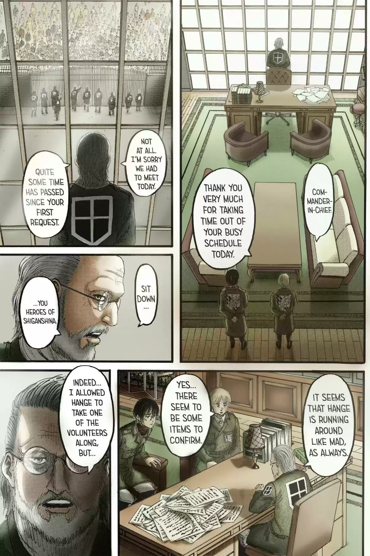 Shingeki no Kyojin (fan colored) Ch. 110 Counterfeit