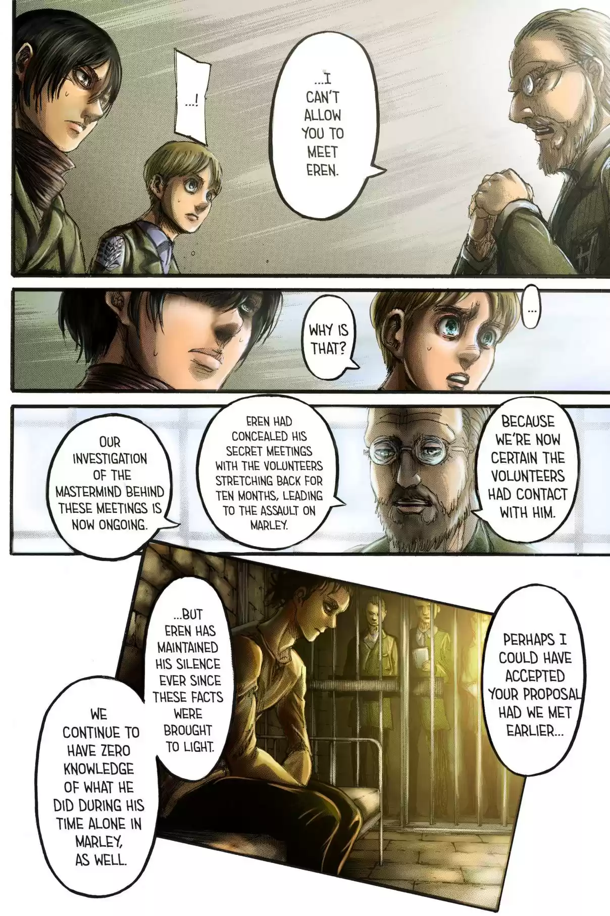Shingeki no Kyojin (fan colored) Ch. 110 Counterfeit