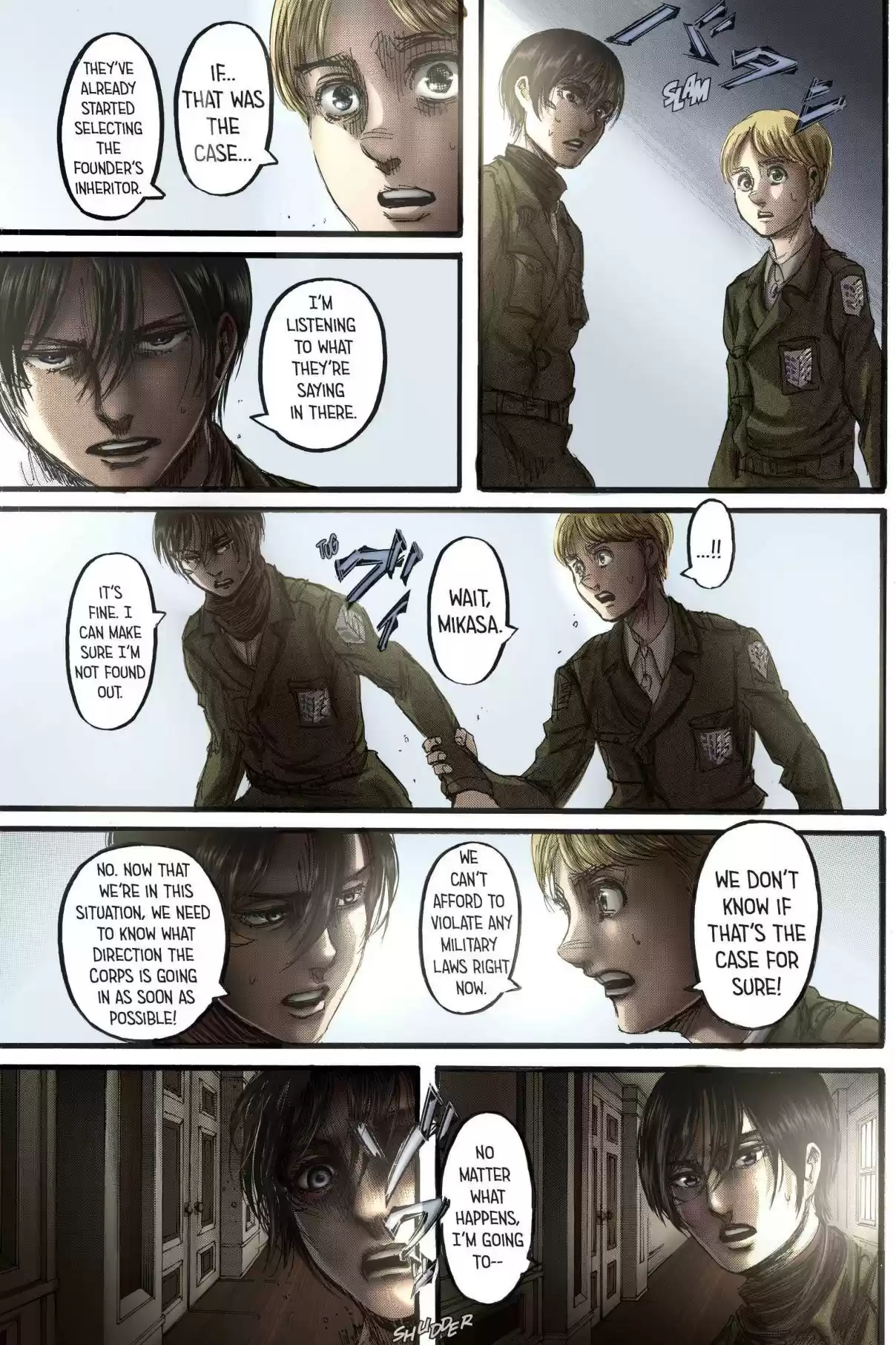 Shingeki no Kyojin (fan colored) Ch. 110 Counterfeit