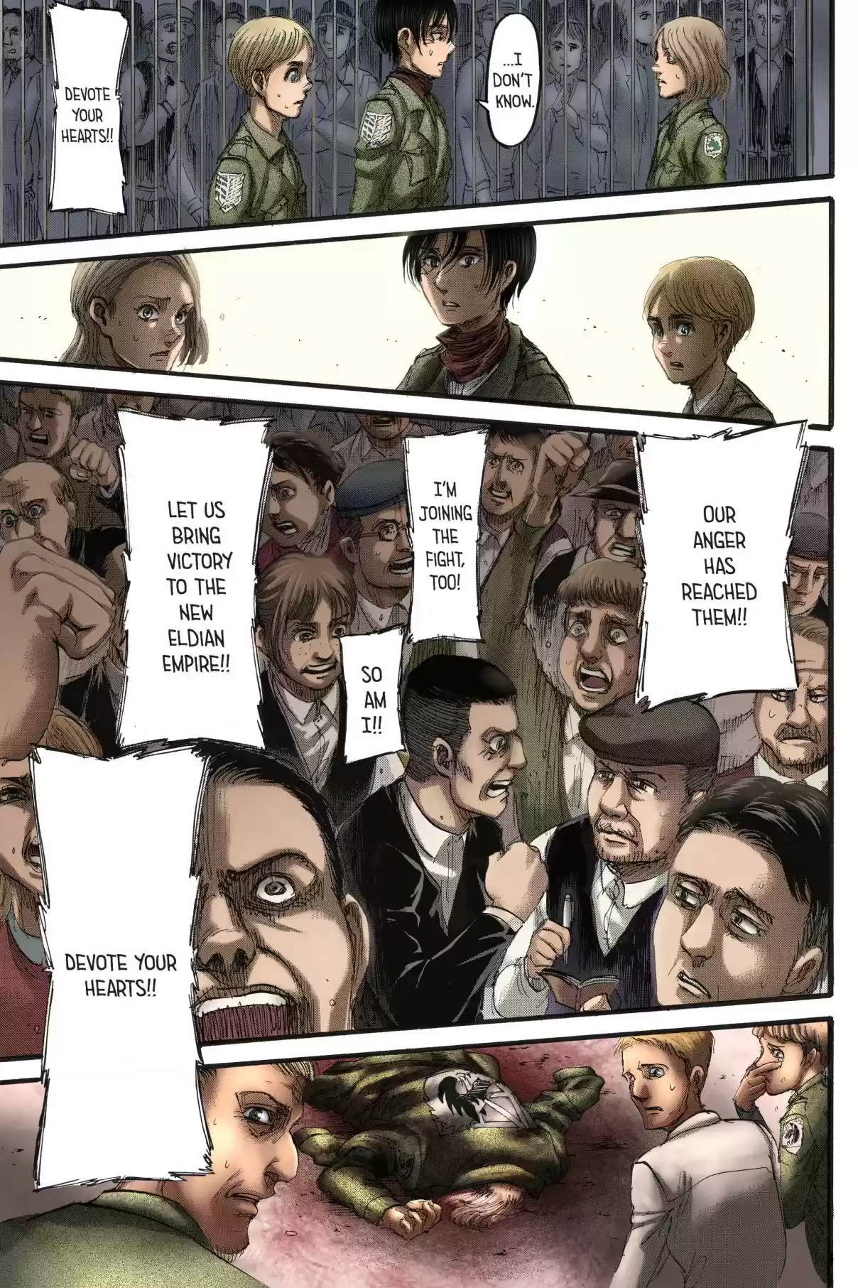 Shingeki no Kyojin (fan colored) Ch. 110 Counterfeit